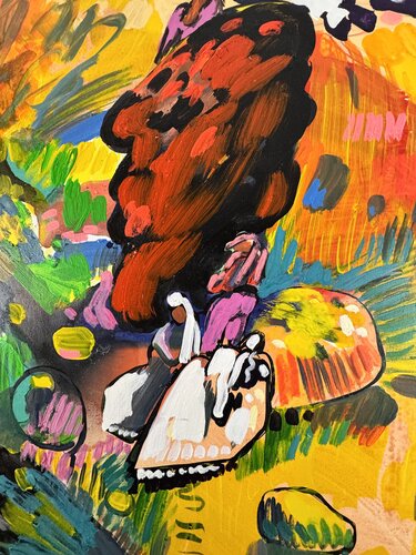 Le rocher étrange by Daniel PAUGAM, Painting for Sale on Singulart
