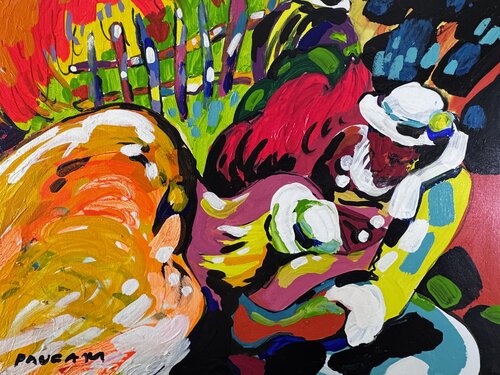 La fille endormie by Daniel PAUGAM, Painting for Sale on Singulart