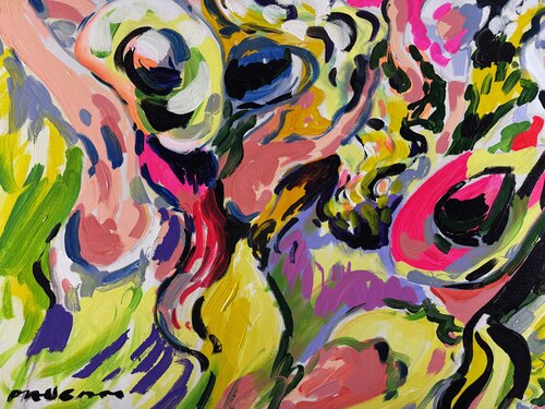 Au champ joli par Daniel PAUGAM, Peinture en vente sur Singulart