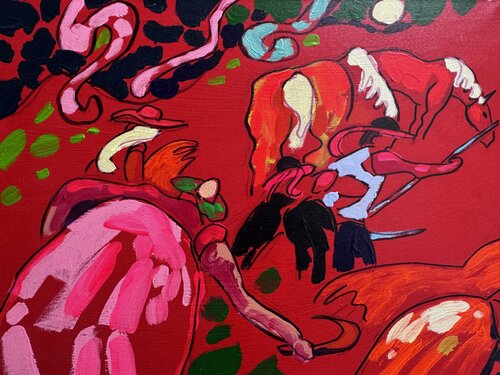 Le bonheur est dans le pré di Daniel PAUGAM, Pittura in vendita su Singulart