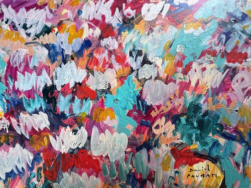 Happy Flowers 14 de Daniel PAUGAM, Otros medios a la venta en Singulart