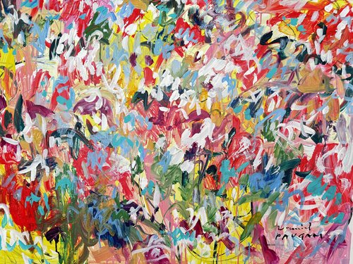 Happy Flowers 15 by Daniel PAUGAM, Other Media for Sale on Singulart