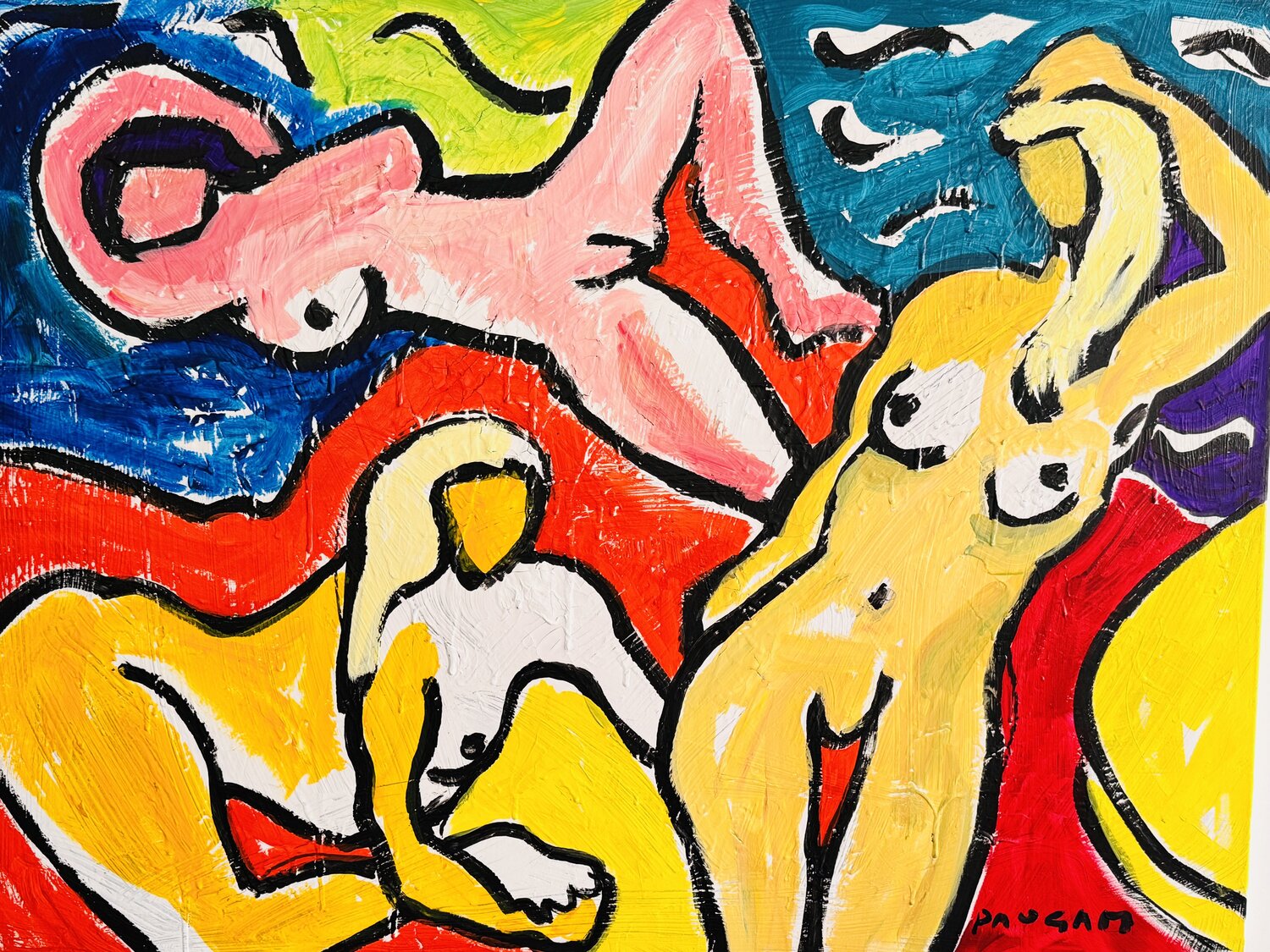 3 nus à la plage Daniel PAUGAM