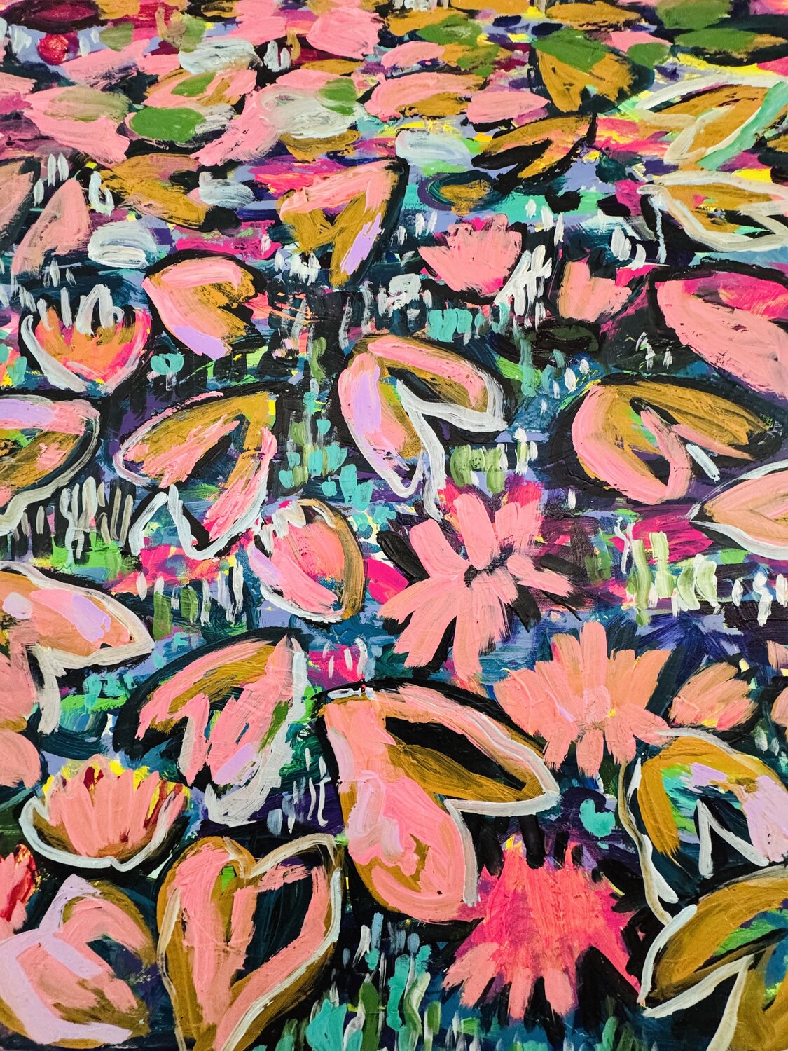 Les nénuphars sous la lune Daniel PAUGAM