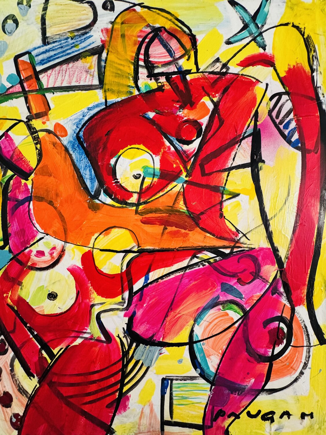 Femme nue ouverte Daniel PAUGAM