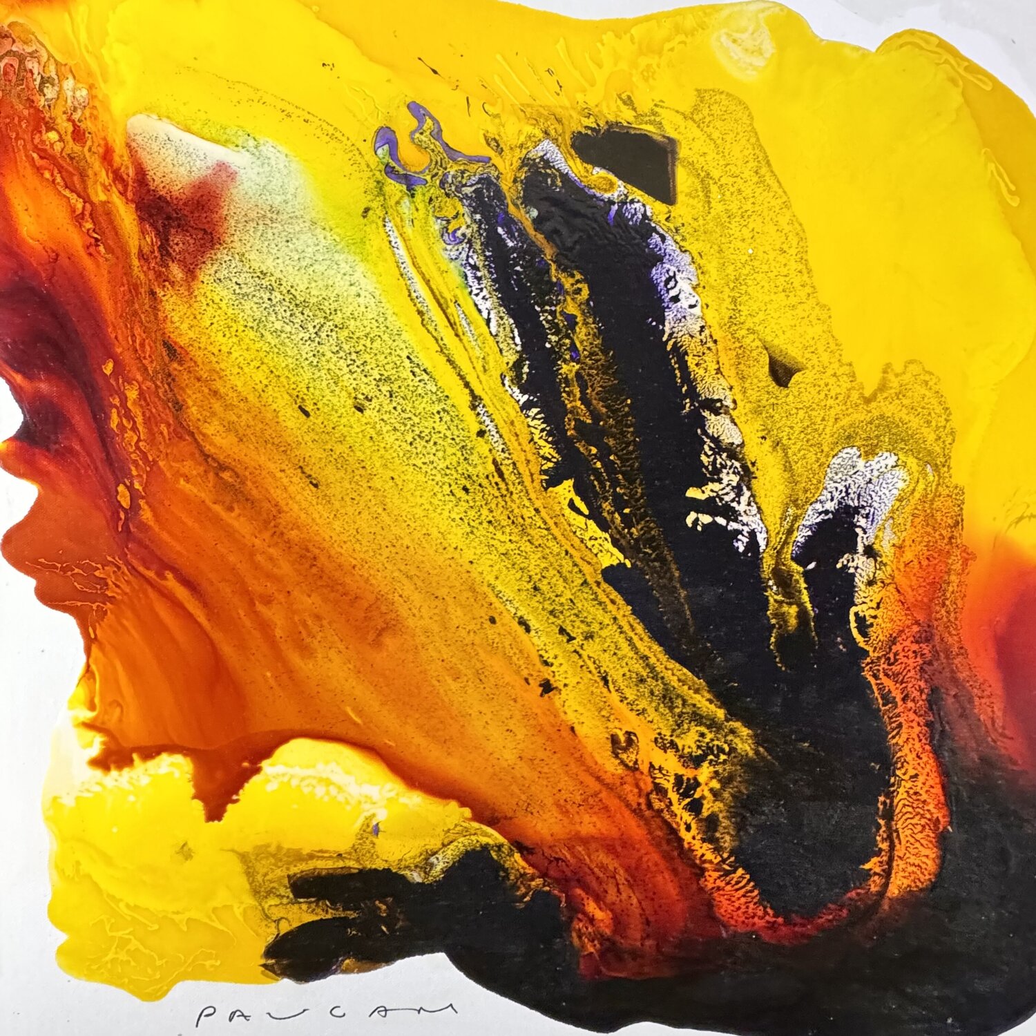 Influence jaune et rouge Daniel PAUGAM