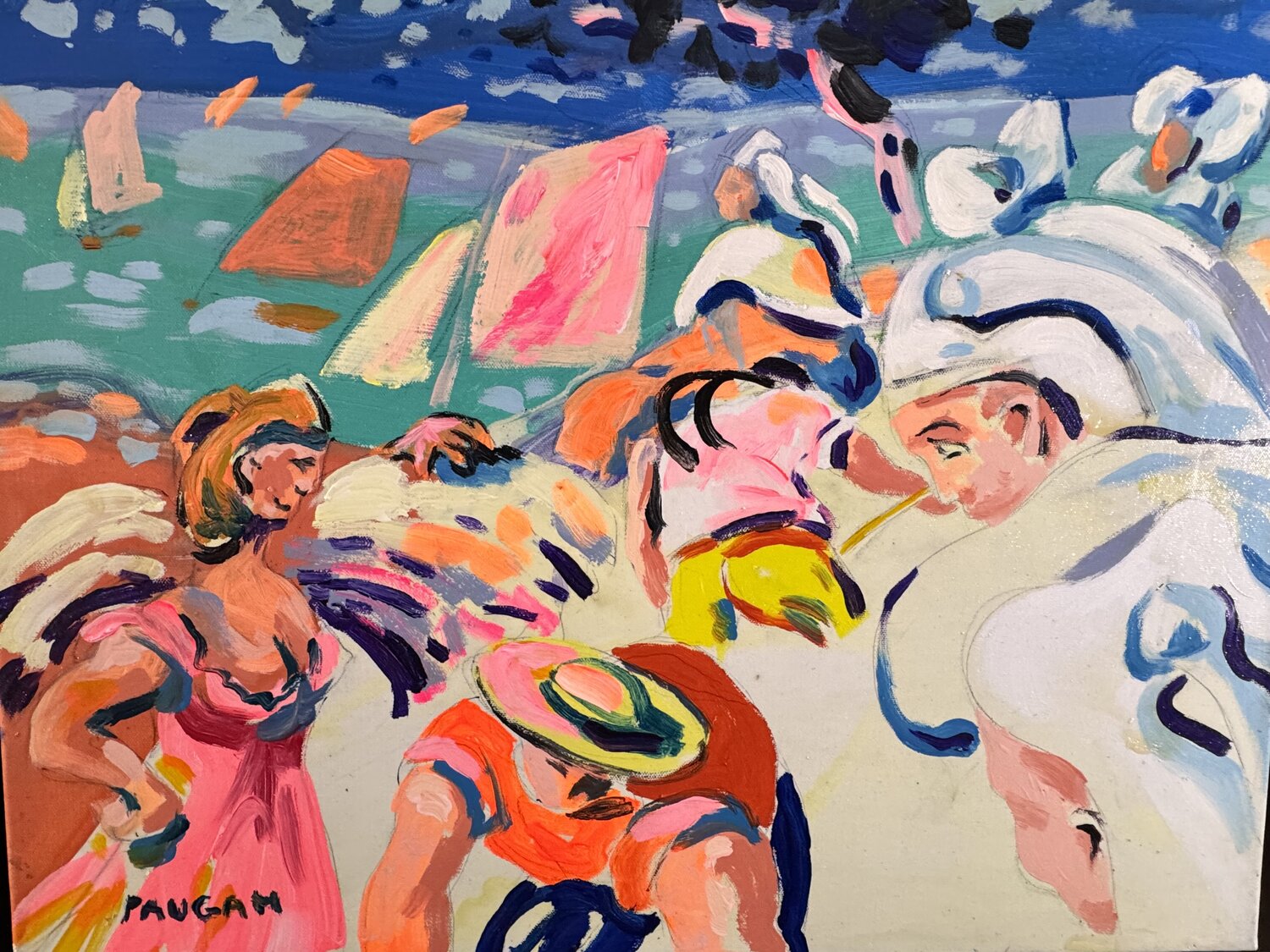 Le champ au bord de la mer Daniel PAUGAM