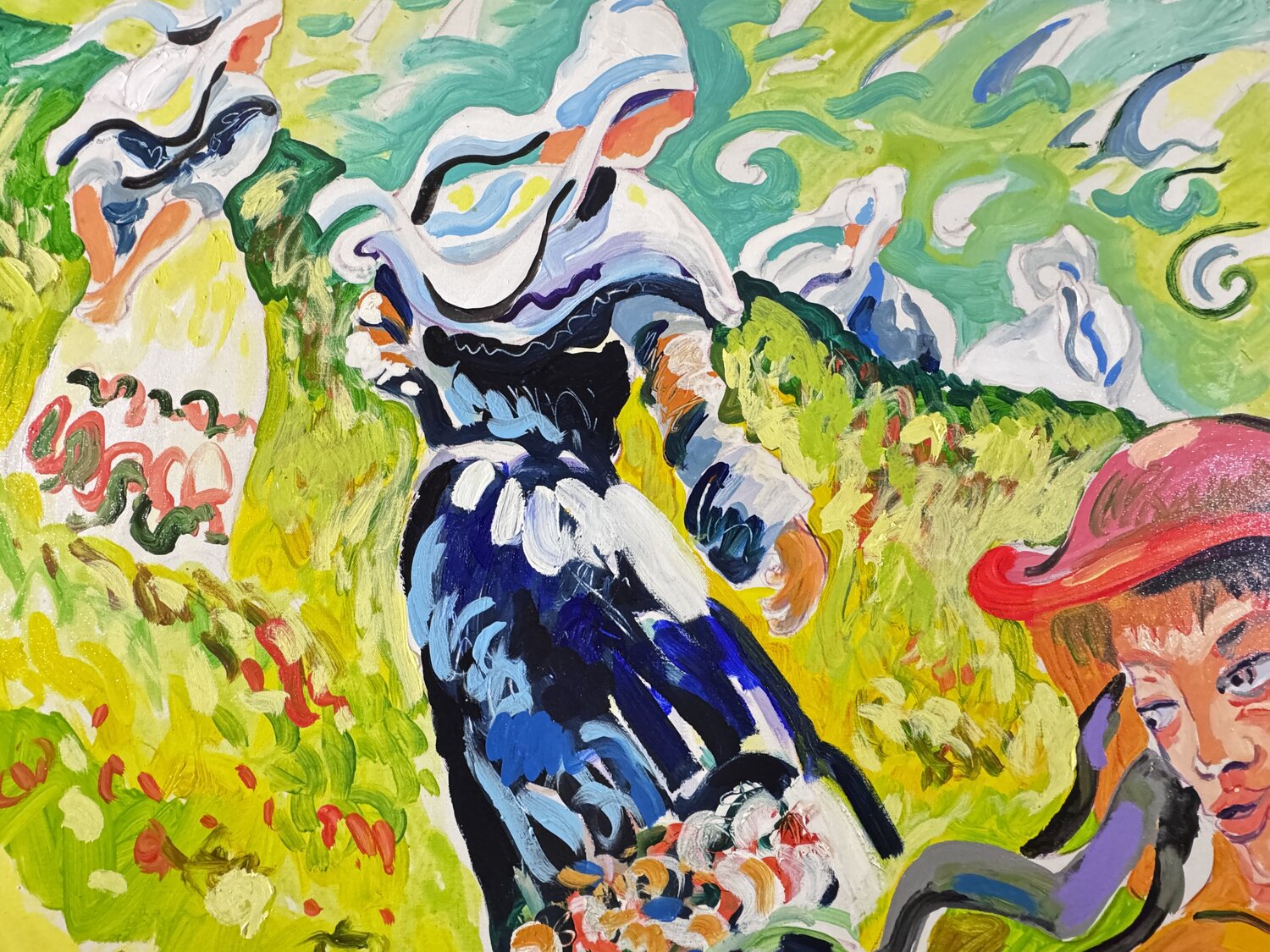 Le premier retour Daniel PAUGAM Pintura original en venta