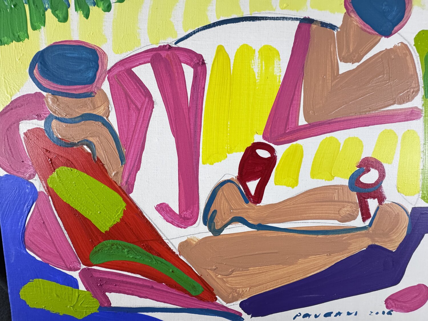 Riboul- toul Daniel PAUGAM Pintura original en venta