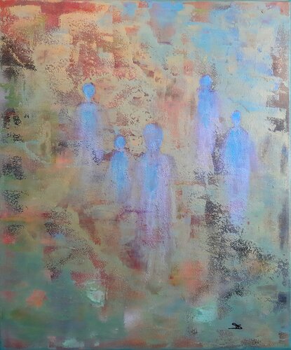 FAMILLY 2 di Véronique Durand, Pittura in vendita su Singulart