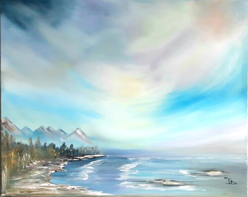 Naissance du monde 1 di Véronique Durand, Pittura in vendita su Singulart