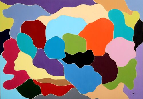 ARCHIPEL EMOTIONNEL by Véronique Durand, Painting for Sale on Singulart