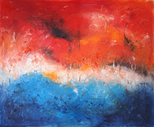 beyond the horizon de Justina Trefz, Pintura a la venta en Singulart