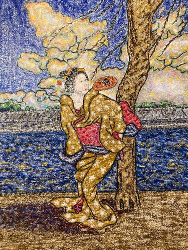 After hiroshige by Paul Edouard DESCHARMES, Work on Paper for Sale on Singulart