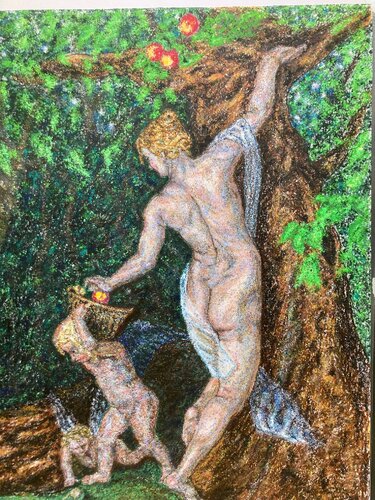 After Rubens nymphes remplissant corne d’abondance di Paul Edouard DESCHARMES, Opera su carta in vendita su Singulart