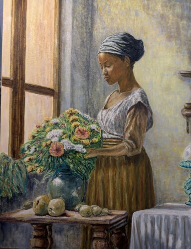 Le bouquet de Paul Edouard DESCHARMES, Pintura a la venta en Singulart