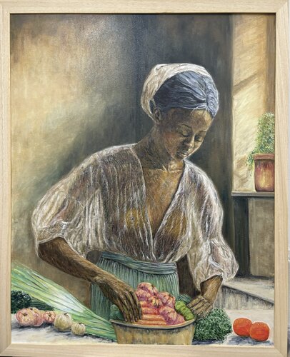 Retour du marché von Paul Edouard DESCHARMES, Malerei kaufen auf Singulart