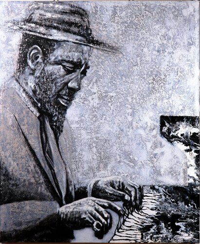 La dimensione di Monk by paolo braccini, Painting for Sale on Singulart