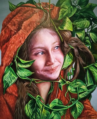 Fairy of the message von paolo braccini, Malerei kaufen auf Singulart