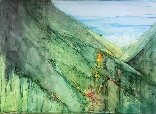 In The  Fold di Janet Dixon, Pittura in vendita su Singulart