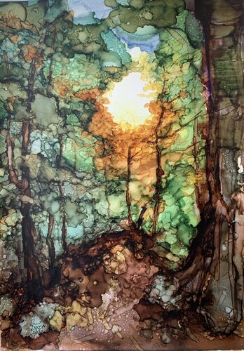 Schwarzwald di Janet Dixon, Pittura in vendita su Singulart