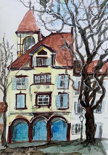 The Trees Tell Stories di Janet Dixon, Pittura in vendita su Singulart