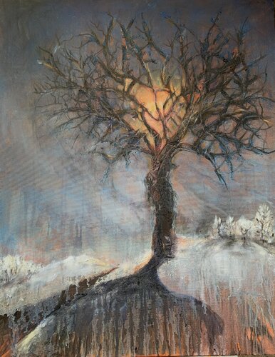 The Space between Sleep and Dreaming. von Janet Dixon, Malerei kaufen auf Singulart