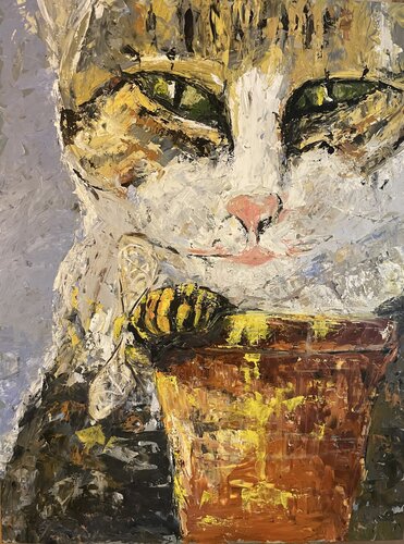 You are being Watched di Janet Dixon, Pittura in vendita su Singulart