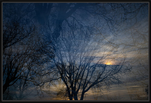 La lune à l'heure bleu - n° 2 / 3 von Edouard Mazaré, Fotografie kaufen auf Singulart