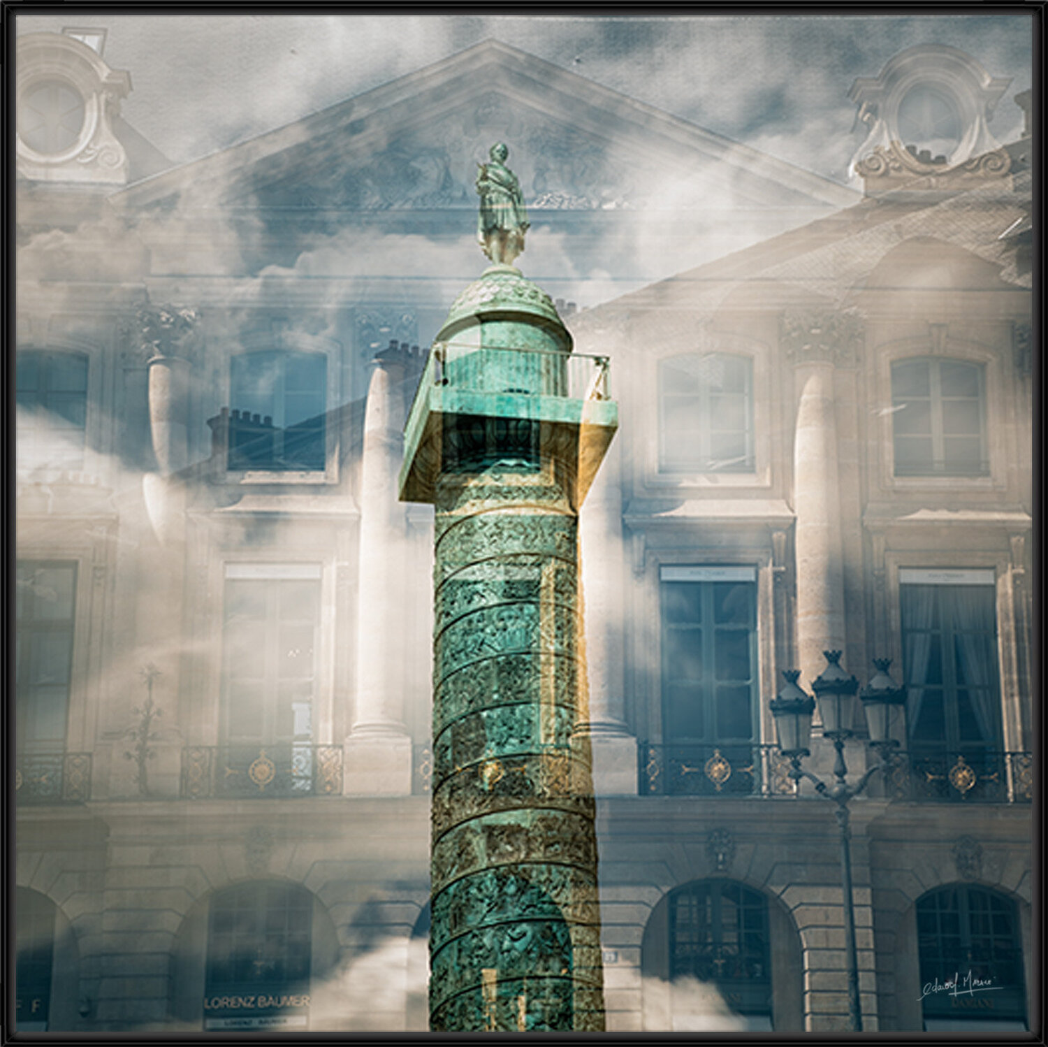 Colonne Vendôme Edouard Mazaré Photographie à vendre