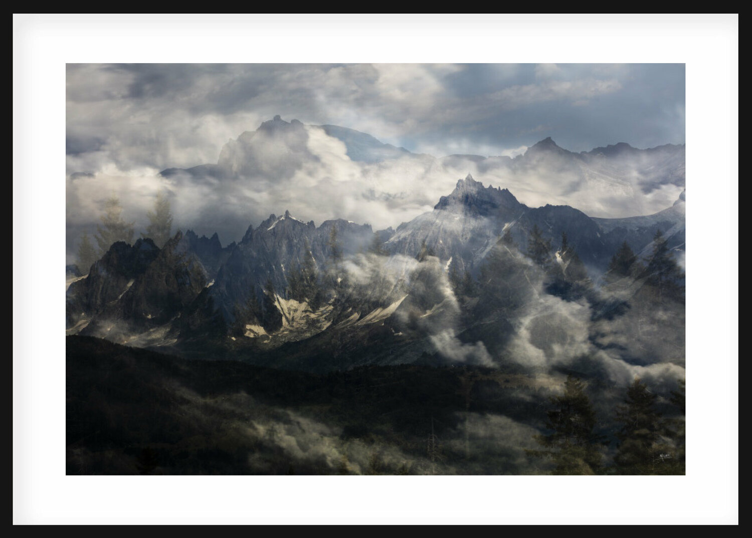 L'Aiguille Edouard Mazaré Fotografie te koop