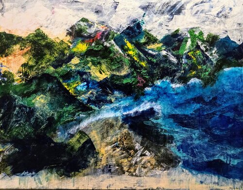 Earth and Sea di Terrence Dean, Pittura in vendita su Singulart