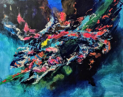 Waters of  the night di Terrence Dean, Pittura in vendita su Singulart
