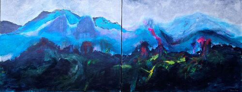 The Weeping Mountains by Terrence Dean, Painting for Sale on Singulart