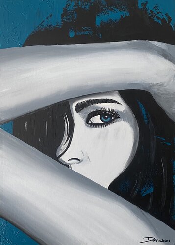 the dark side III van Jane Dawson, Schilderij te koop op Singulart