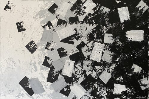 black and white V Jane Dawson