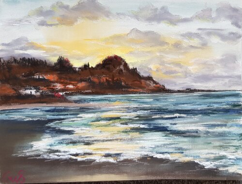 Strand di Christine Schuldhaus, Pittura in vendita su Singulart