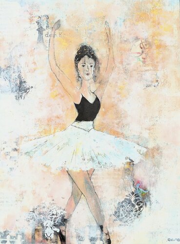 Ballerina von Christine Schuldhaus, Malerei kaufen auf Singulart