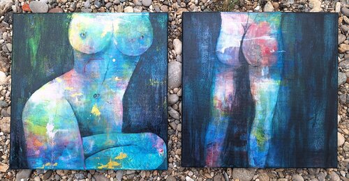 Gegenüber im selben Licht by Christine Schuldhaus, Painting for Sale on Singulart