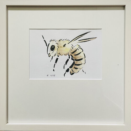 Abeille by Ines Saalfrank, Work on Paper for Sale on Singulart