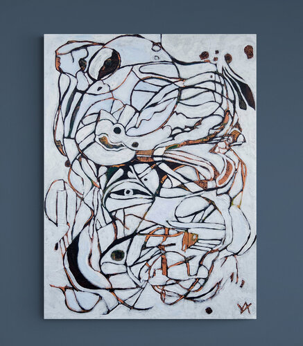 What are you hiding? van Yulia Ani, Schilderij te koop op Singulart