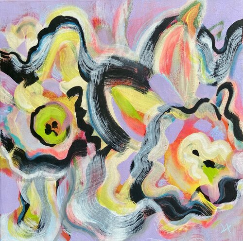 Birthday Daffodils de Yulia Ani, Pintura a la venta en Singulart