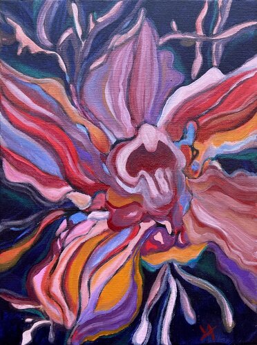 Orchid 01 van Yulia Ani, Schilderij te koop op Singulart