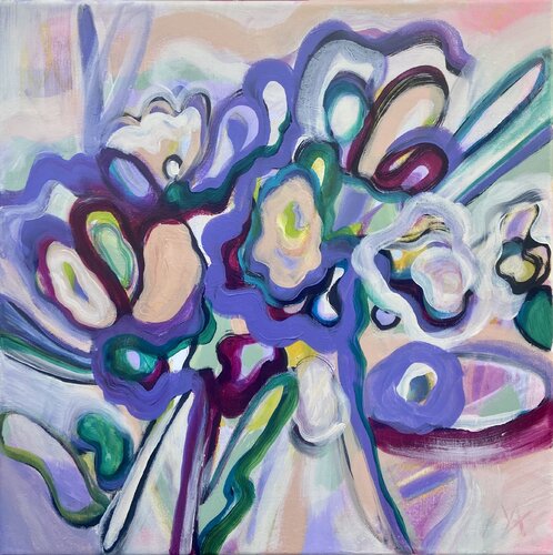 Hopeful Tullips van Yulia Ani, Schilderij te koop op Singulart