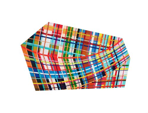 Polygonal Proto Rainbow #31 S2E van Jeremi Ca, Schilderij te koop op Singulart