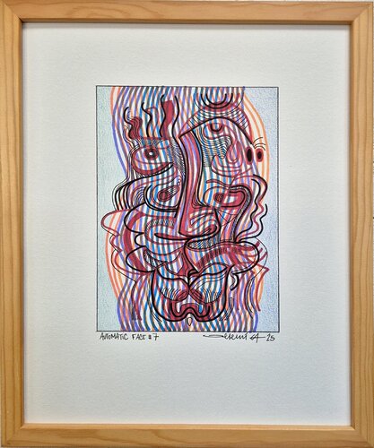 Automatic Face #7 by Jeremi Ca, 소묘 for Sale on Singulart
