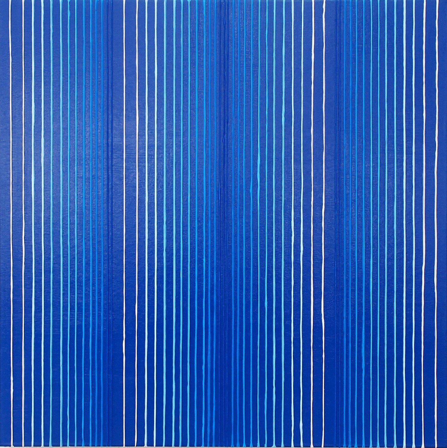 Ondes #4 verticality in blue variation#1 Jeremi Ca