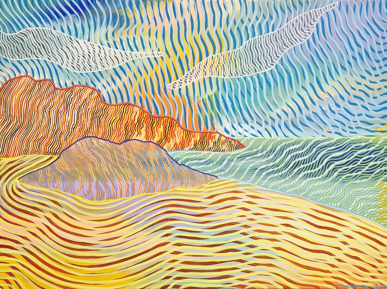 Paysage d'Armor #4 Jeremi Ca Pintura original en venta
