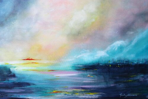 Clouds I: The Hidden City von Giulia Mercuri, Malerei kaufen auf Singulart