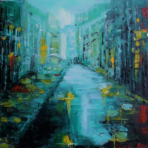 Night Volumes II: Gotham von Giulia Mercuri, Malerei kaufen auf Singulart